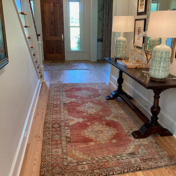 Traditional Design Home with river-recovered® Heart Pine Engineered Flooring