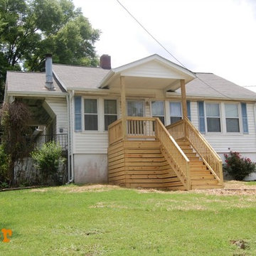 Updated Curb Appeal (and Safety!!) with a New Front Porch