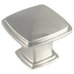 Cosmas - Cosmas 4391SN Satin Nickel 1-1/4&rdquo; Square Cabinet Knob - Manufacturer: Cosmas