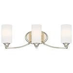 Minka Lavery - 3-Light Bath in Polished Nickel With Etched Opal glass - *Number of Bulbs: 3