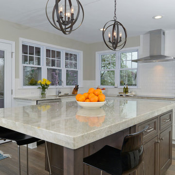 White With A Twist - Knotty Alder Furniture Island