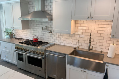 Inspiration for a transitional kitchen remodel in Denver