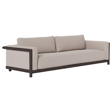 Taupe Outdoor Sofa, Andrew Martin Cayman, 4 Seater