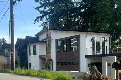 Inspiration for an exterior home remodel in Seattle
