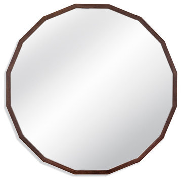 Langley Wall Mirror in Bronze Finish