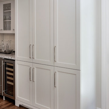 Tall Nordic White Pantries