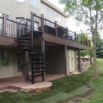 two tier composite deck
