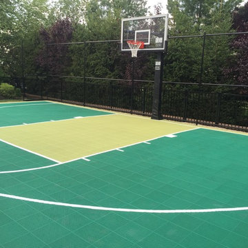 Backyard Basketball Court