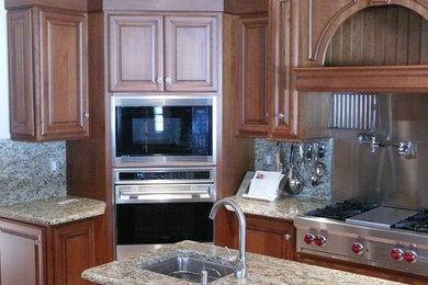 Arts and crafts kitchen photo in Other