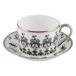 The New English - The New English Entomo Black Coffee Cup and Saucer - Mugs