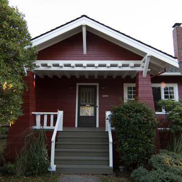 Phinney Ridge Red Craftsman House - Painting