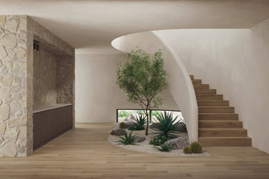 Living room - modern living room idea in Phoenix
