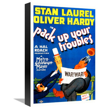 Laurel and Hardy, Pack Up Your Troubles With Laurel and Hardy, 1932, 11x16