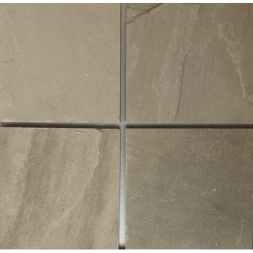 Pearl Gray Sandstone Tiles, Natural Cleft Face/Back Finish, 12"x12", Set of 320