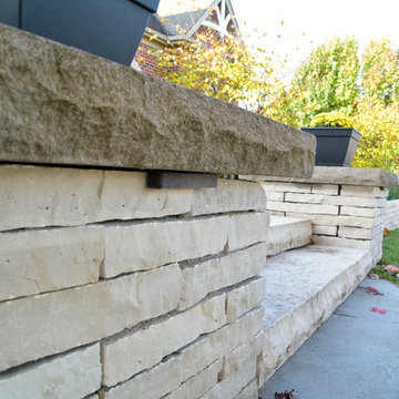 McHenry Front Landscaping Entryway