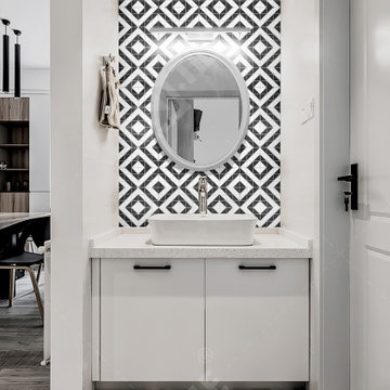 2″ Magic Cube A Pattern Triangle Mosaic for bathroom wall floor