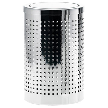 DW 106 Waste Basket in Polished Stainless Steel