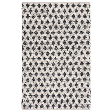 Safavieh Natura NAT348B Rug 6' Round Beige/Black Rug