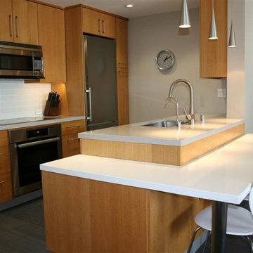 Sparkly City Condo Kitchen