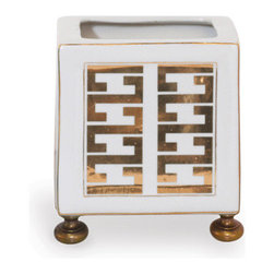 Cameron White Square Planter - Indoor Pots And Planters