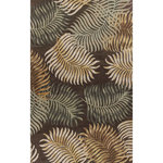 KAS - KAS Havana 2617 Espresso Fern View Area Rug, 8'x10'6" - Lush, tropical designs bring you into another world with our Havana Collection. 100% multi textured wool is hand tufted with hard-twist accents, bringing exceptional texture and dimension to each piece. Rich, nature-inspired colors will bring tropical warmth into your home.
