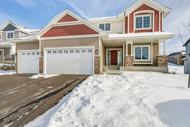 Two-story exterior home idea in Minneapolis
