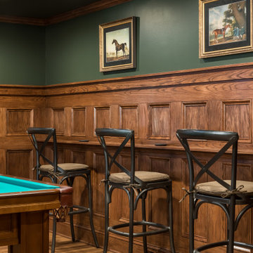 Milton Enchanting English Pub Basement Remodel