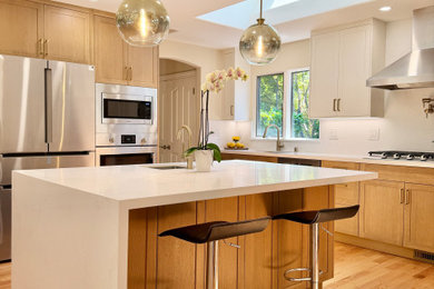 Example of a trendy kitchen design in San Francisco
