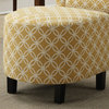 Monarch Transitional 2 PCS Chair, Yellow and Black Finish I 8059