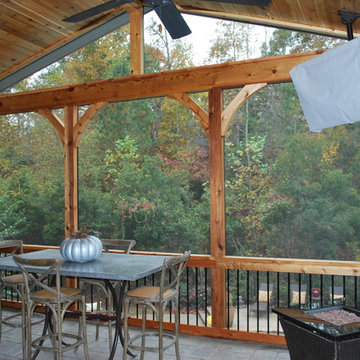 Hoover, AL, Custom Screened Porch in Greystone