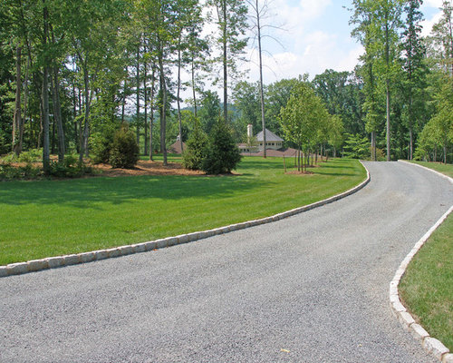 Tar And Chip Driveway Design Ideas & Remodel Pictures | Houzz - SaveEmail