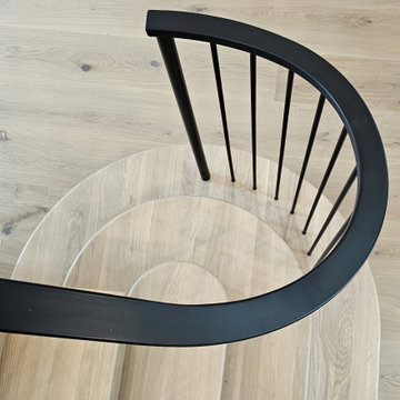 Project #119 | White Oak Staircase with Stacked Bullnose Detail