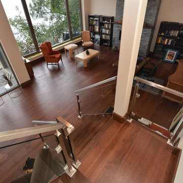 Bright Space & Distressed Floors