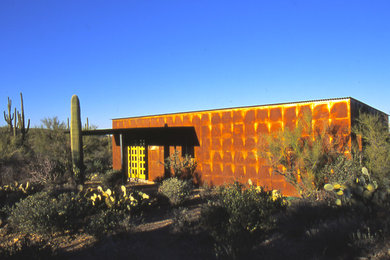 Large minimalist home design photo in Phoenix