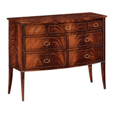 Bow Front Dressers Houzz Jonathan Charles Fine Furniture Biedermeier Bow Front Chest Of Drawers Dressers