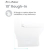 Sublime II One-Piece Round Toilet With Left Side Flush, 10" Rough-In 1.28 gpf