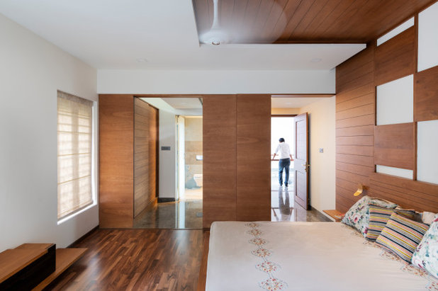 Contemporary Bedroom by Mudbricks