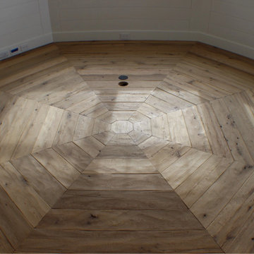 Antique Oak Hardwood Flooring, Unique Floor Pattern