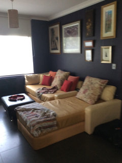Reuse single beds as a couch. | Houzz AU