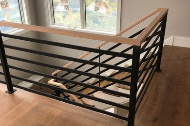 Modern Rails or Traditional Stairs