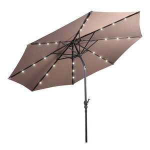 Tilt Crank Patio Umbrella 10 Contemporary Outdoor Umbrellas By Trademark Innovations