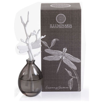 "Illuminaria" Porcelain Diffuser, Essence of Jasmine Fragrance