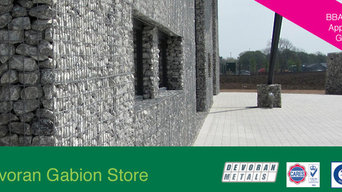 Contemporary Building with gabion cladding