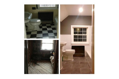 Bathroom - traditional bathroom idea in Richmond