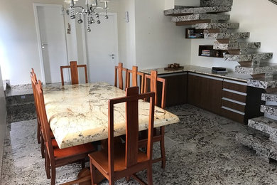 Dining room - contemporary dining room idea in Other