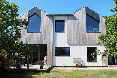 Contemporary house exterior in Devon.