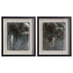 Uttermost - Uttermost 35366 Rustic - 29" Framed Print Art (Set of 2) - Hand Painted On Metal Sheets, This Contemporary ArRustic 29"  Framed P Silver Leaf/Gold Lea *UL Approved: YES Energy Star Qualified: n/a ADA Certified: n/a  *Number of Lights:   *Bulb Included:No *Bulb Type:No *Finish Type:Silver Leaf/Gold Leaf/Green/Black/Dark Green/Metal