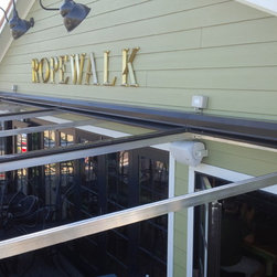 Zip Tex Retractable Screens- Rope Walk Restaurant - Products