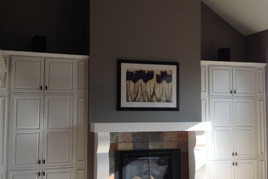 Inspiration for a timeless living room remodel in Other