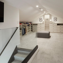 Attic bathroom & closet